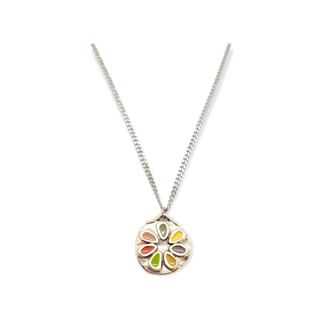 PENDANT SILVER WITH FLOWER (2)
